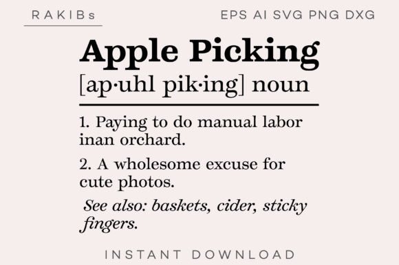 Apple Picking Funny Definition SVG PNG: A Designer’s Real-World Embroidery Review