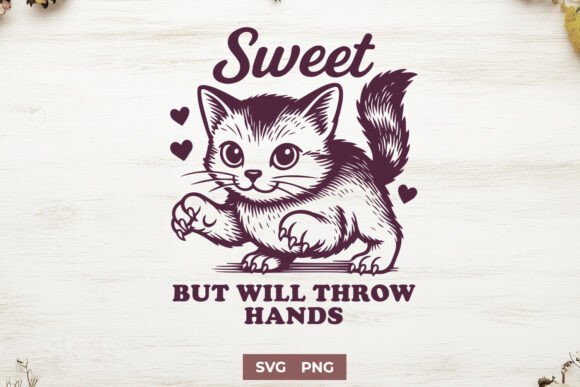 Cute Funny Kitty SVG PNG Design Clipart Review