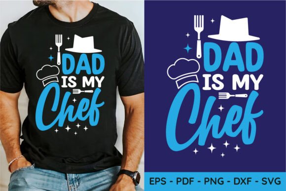 Dad Is My Chef: A Humble Embroidery Design with Big Personality