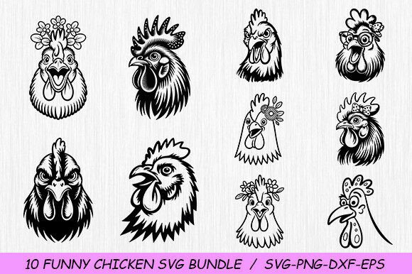 Funny Chicken Svg Bundle Review for Real Embroidery Projects