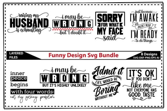 Funny Design Svg Bundle