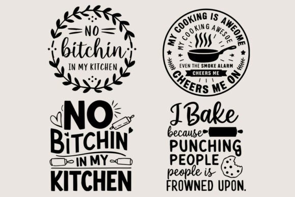 Funny Kitchen SVG Bundle No Bitchin I: A Designer’s Honest Review