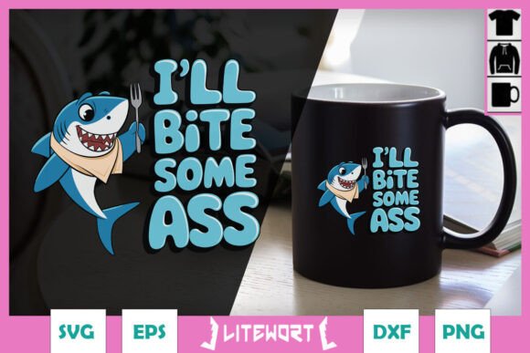 I Will Bite Some Funny Shark SVG Review for Embroidery