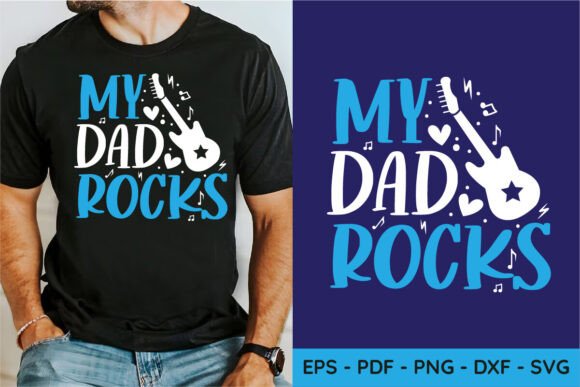 My Dad Rocks, Funny Dad SVG Cut File Review