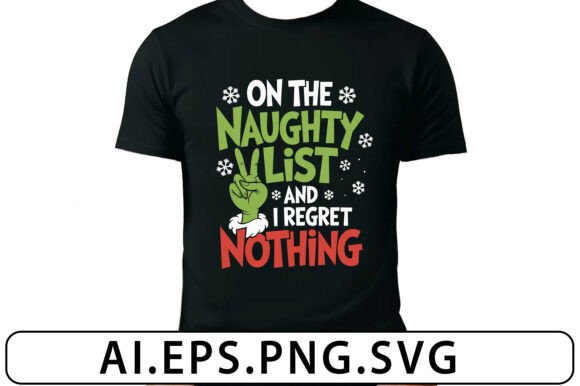 On the Naughty List Funny Christmas SVG Review