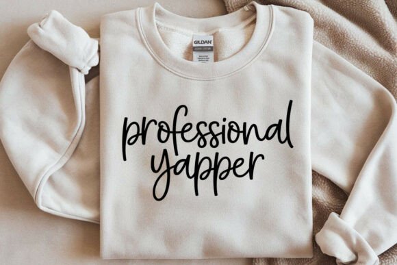 Professional Yapper Svg: A Sarcastic Spark for Teen Apparel and Craft Projects