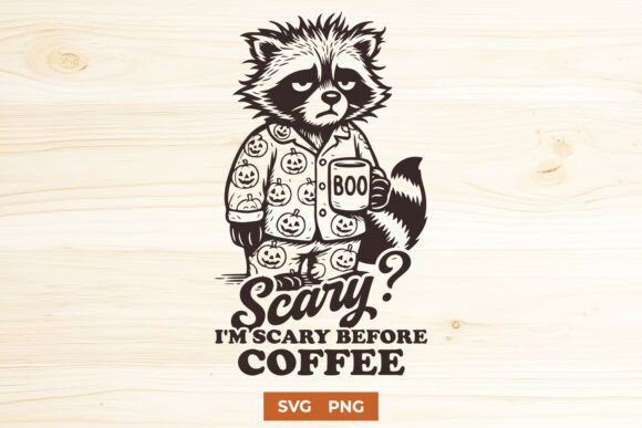 Scary Before Coffee Halloween SVG Review