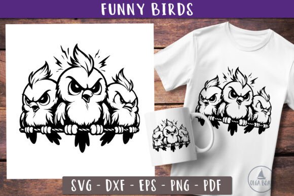 Whimsical Birds SVG: Funny, Flexible, and Ready for Real Projects